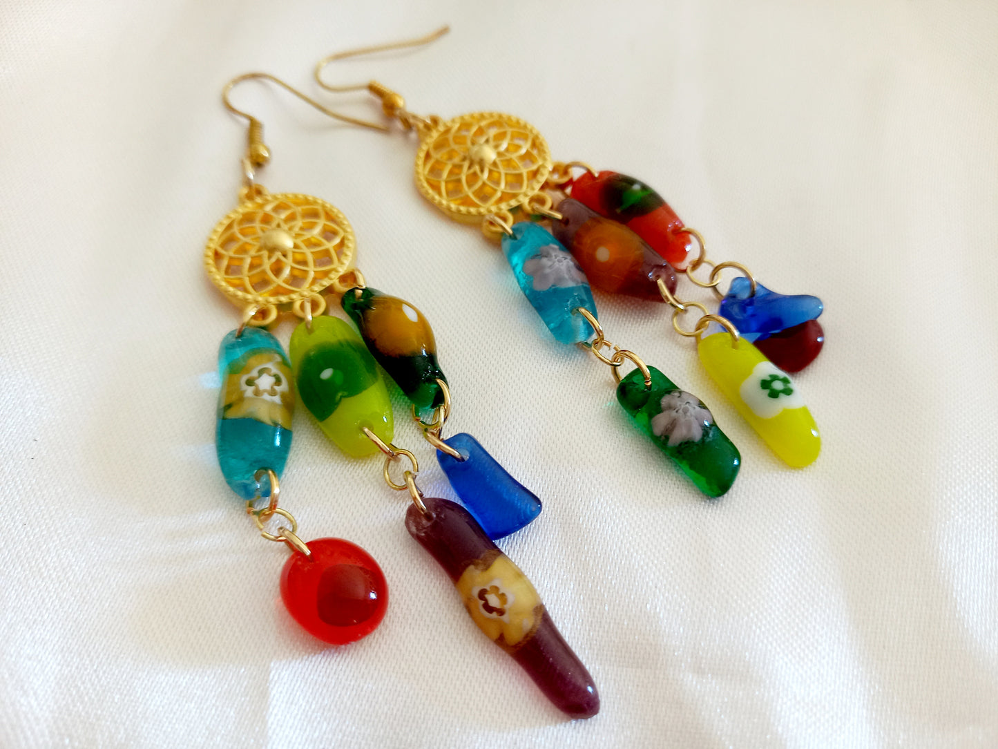 multi colors earring