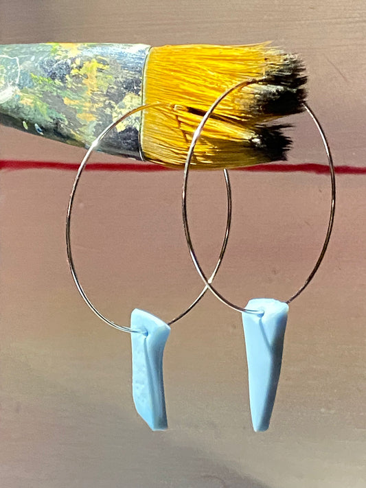 baby blue earring