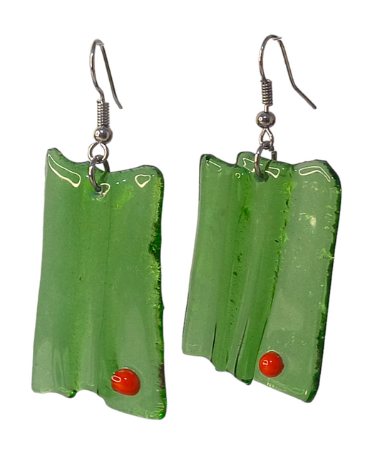 green earring
