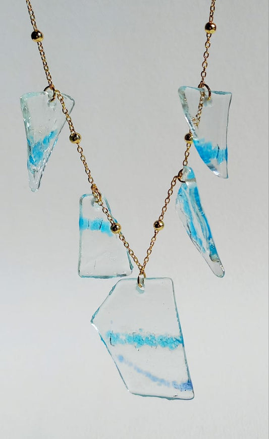 light blue Chain Neclace